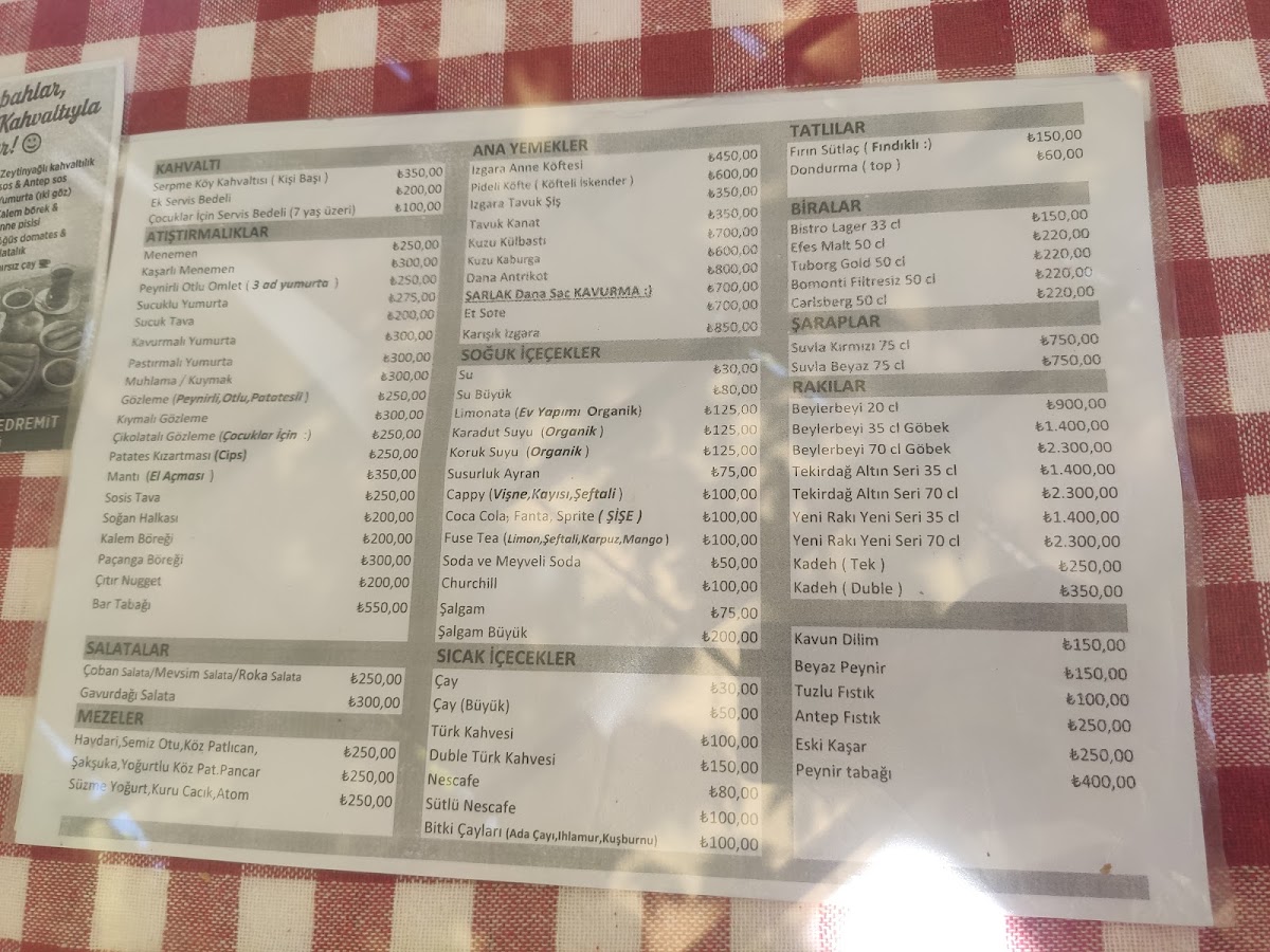 Menu Şarlak Restaurant & Kafe-5